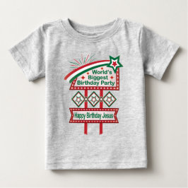 Camiseta De Bebé Marquesina del mayor cumpleaños del mundo