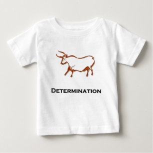 Camiseta De Bebé Marrón de determinación de toros