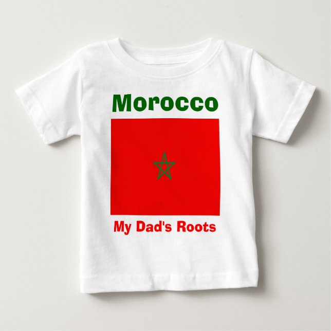 Camiseta De Bebé Marruecos (Anverso)