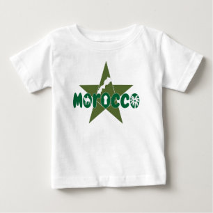 Camiseta De Bebé Marruecos es identidad, transmitido con orgullo