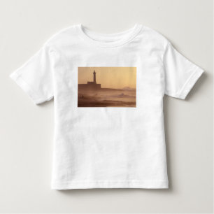 Camiseta De Bebé Marruecos, Rabat, faro al atardecer con