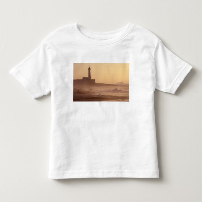 Camiseta De Bebé Marruecos, Rabat, faro al atardecer con (Anverso)
