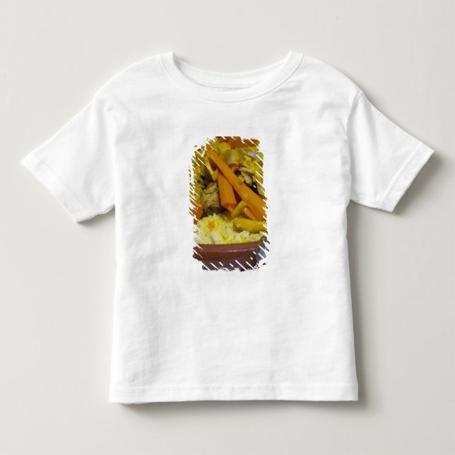 Camiseta De Bebé Marruecos, Tetuán. Comida tradicional marroquí de (Anverso)