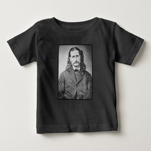Camiseta De Bebé Marshal Wild Bill Hickok Antiguo Cañero Occidental (Anverso)