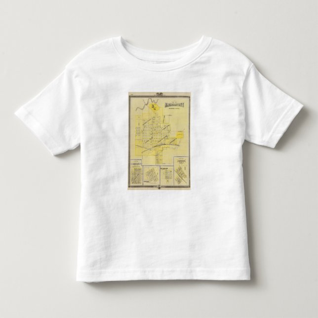Camiseta De Bebé Marshalltown, Albion, Gilman (Anverso)