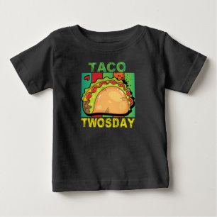 Camiseta De Bebé Martes de Taco Vintage Tacos Lover Regalos