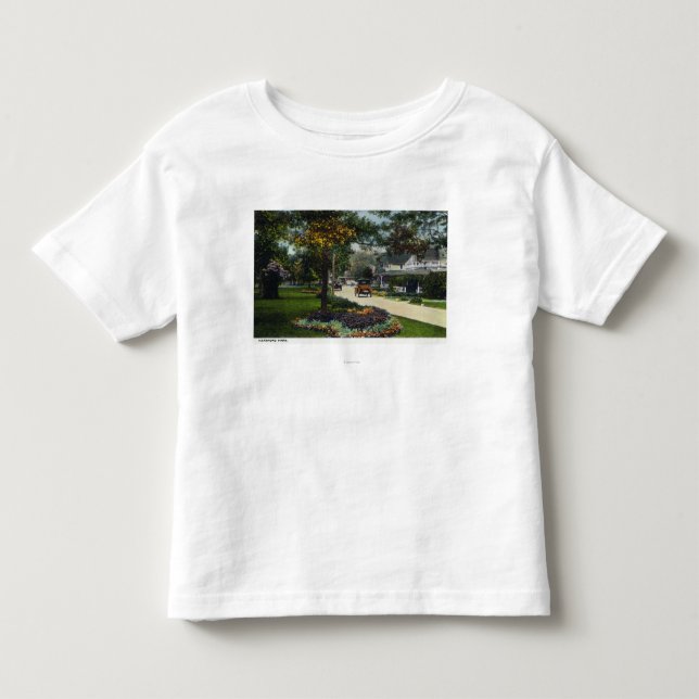 Camiseta De Bebé Martha's Vineyard, vista del parque de Hartford (Anverso)