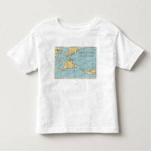Camiseta De Bebé Martha's Vineyard y islas de Nantucket