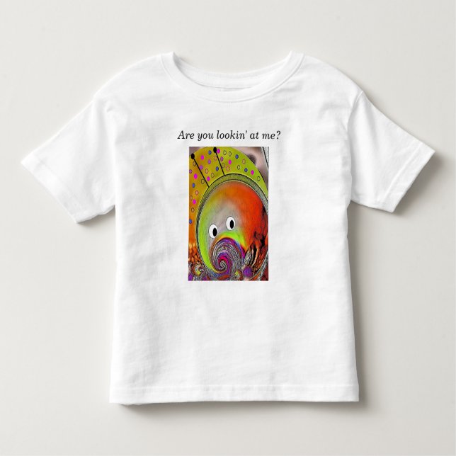 Camiseta De Bebé "Martian Fish" Toddler Pullover Hoodie (Anverso)