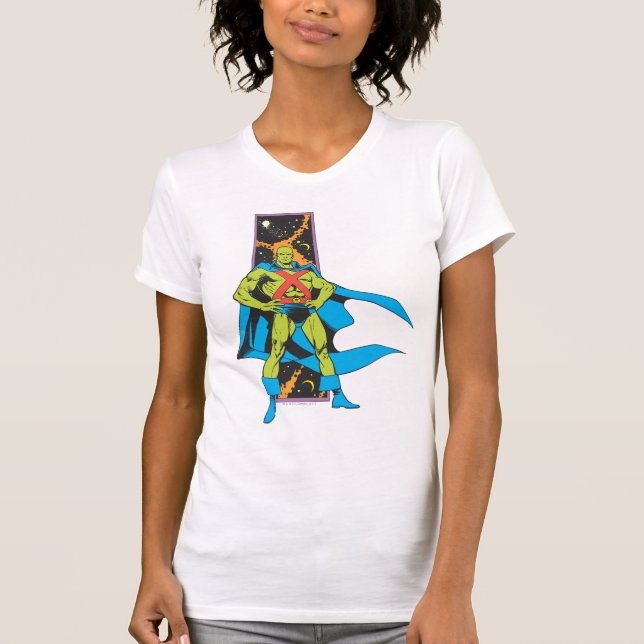 Camiseta De Bebé Martian Manhunter & Space Backups (Anverso)
