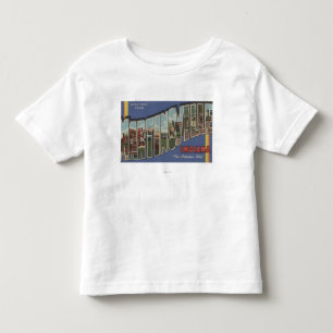 Camiseta De Bebé Martinsville, Indiana - escenas grandes de la