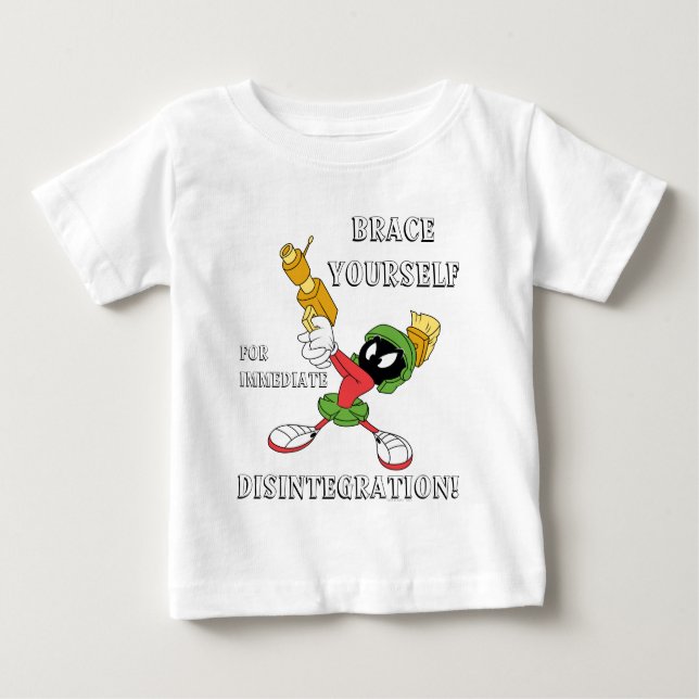 Camiseta De Bebé MARVIN EL Láser MARTIAN™ Aiming (Anverso)