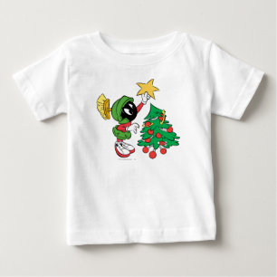 Camiseta De Bebé MARVIN MARTIAN™ pone estrella en el árbol