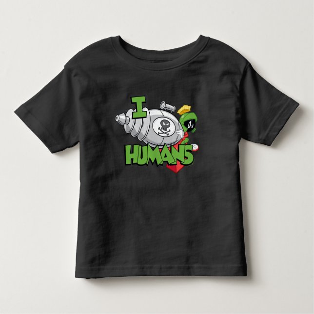 Camiseta De Bebé MARVIN THE MARTIAN™ I Laser Humans (Anverso)