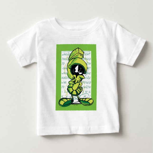 Camiseta De Bebé MARVIN THE MARTIAN™ Quote Sketch (Anverso)