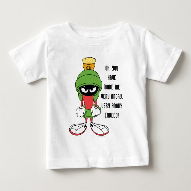 Camiseta De Bebé MARVIN THE MARTIAN™ Upset (Anverso)