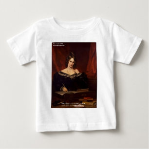 Camiseta De Bebé Mary Shelly "Love Never Seen" Regalos y Tarjetas