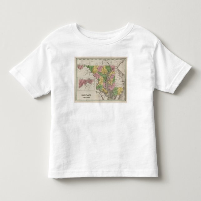Camiseta De Bebé Maryland (Anverso)