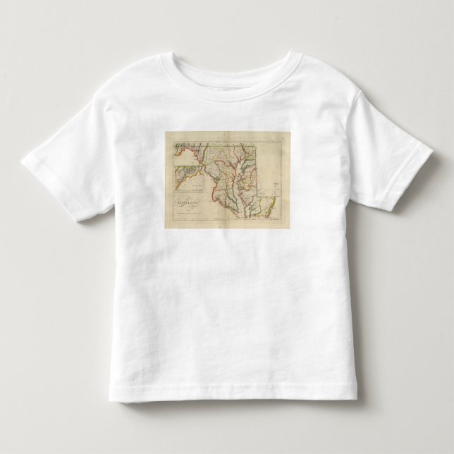 Camiseta De Bebé Maryland 4 (Anverso)