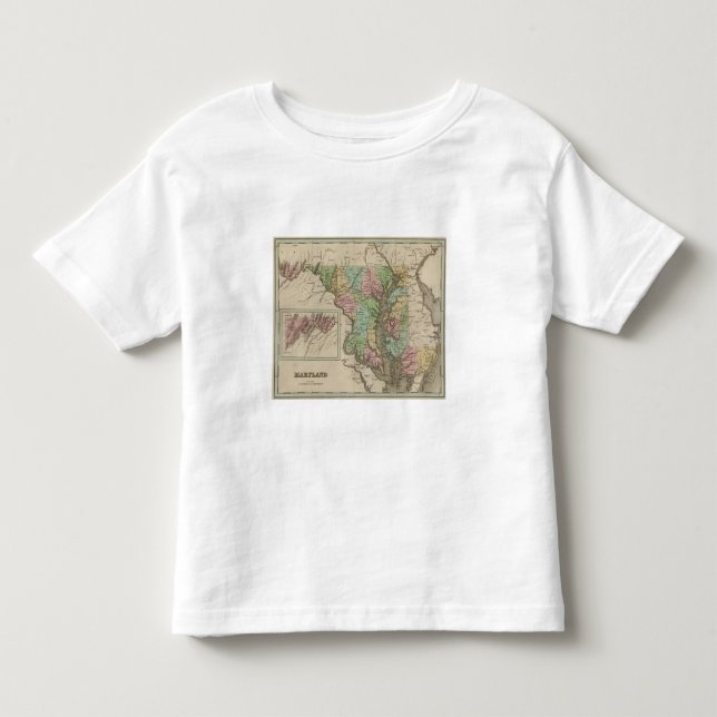 Camiseta De Bebé Maryland 7 (Anverso)