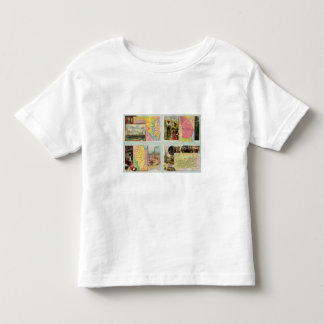 Camiseta De Bebé Maryland, Georgia, Illinois, Pennsylvania