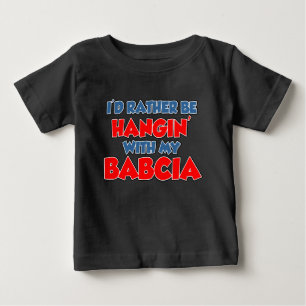 Camiseta De Bebé Más bien agarrarse con Babcia