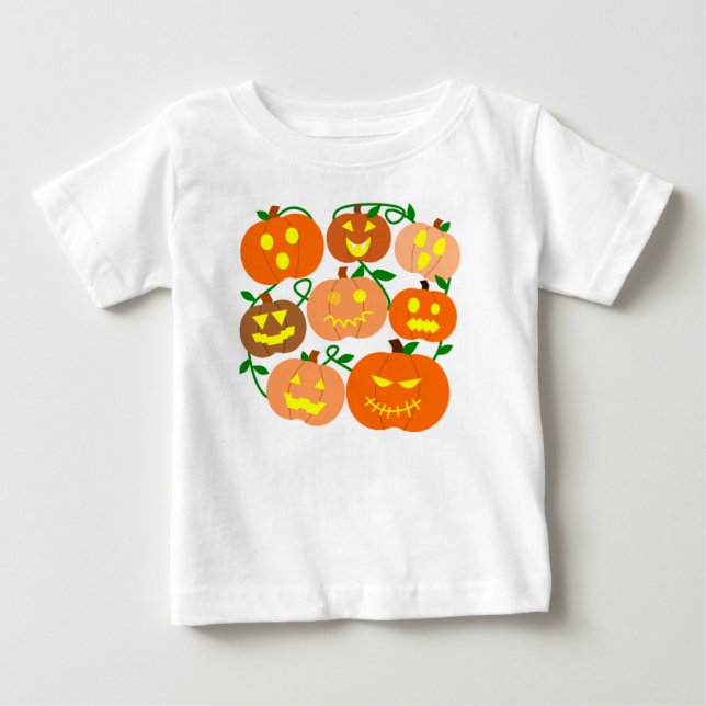 Camiseta De Bebé Más calabazas (Anverso)