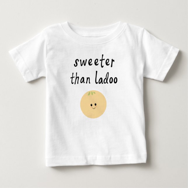 Camiseta De Bebé Más dulce que Ladoo Baby Shirt (Anverso)