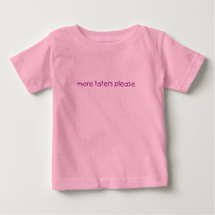 Camiseta De Bebé más estragos, por favor