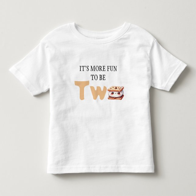 Camiseta De Bebé Más fuego de hoguera para ser dos bebés Segundo cu (Anverso)