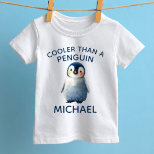 Camiseta De Bebé Más genial que un pingüino Animal ártico lindo con