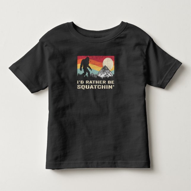 Camiseta De Bebé Más Que Ser Squatchin Sasquatch (Anverso)