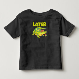 Camiseta De Bebé Más tarde caimán, Verano Divertido