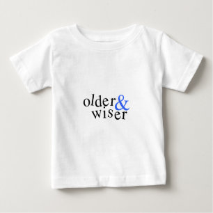 Camiseta De Bebé Más viejo y más sabio
