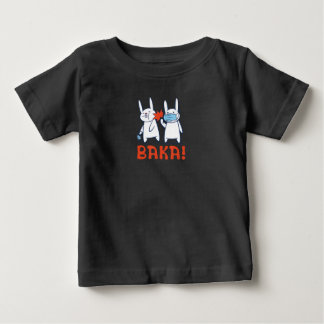 Camiseta De Bebé Máscara de cara de bofetón de conejo de Baka - Jap