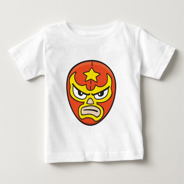 Camiseta De Bebé Máscara de Luchador 2 (Anverso)