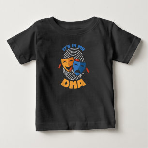 Camiseta De Bebé Máscara De Teatro Está En Mi ADN Películas De Enam
