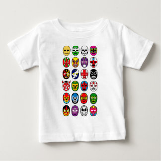 Camiseta De Bebé Máscaras de lucha mexicanas de Lucha Libre
