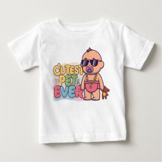 Camiseta De Bebé Mascota Cutest