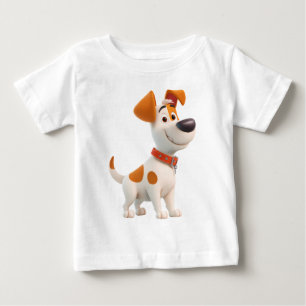 Camiseta De Bebé Mascota de Perro – Cachorro de Dibujos Animados Ad