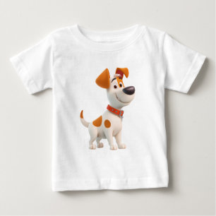 Camiseta De Bebé Mascota de Perro – Cachorro de Dibujos Animados Ad