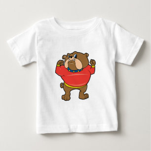 Camiseta De Bebé Mascota del bulldog