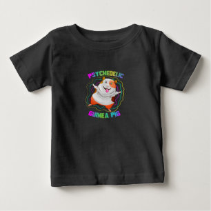 Camiseta De Bebé Mascota Fiesta de Guinea Pig EDM   Cerdo colorido 