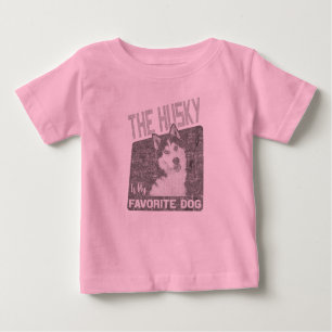 Camiseta De Bebé Mascota Siberian Husky Dog