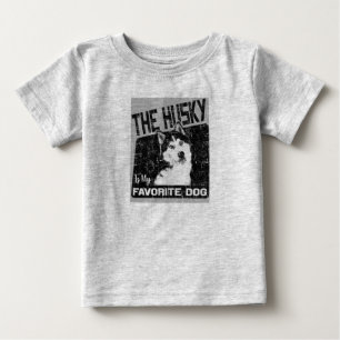 Camiseta De Bebé Mascota Siberian Husky Dog