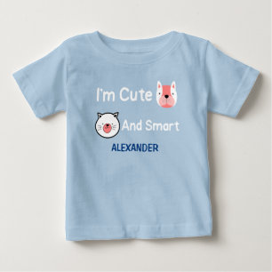 Camiseta De Bebé Mascotas Animales Personaliza Perro Gato Lindo 
