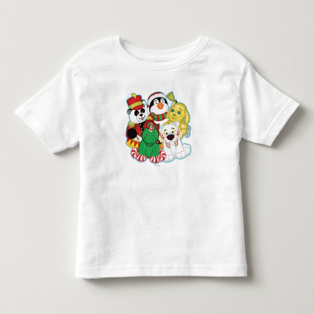 Camiseta De Bebé Mascotas del día de fiesta de Webkinz (Anverso)