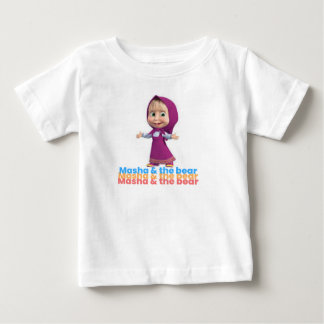 Camiseta De Bebé Masha y el oso