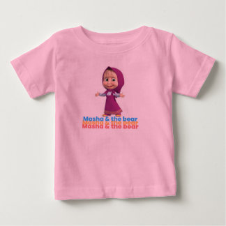 Camiseta De Bebé Masha y el oso