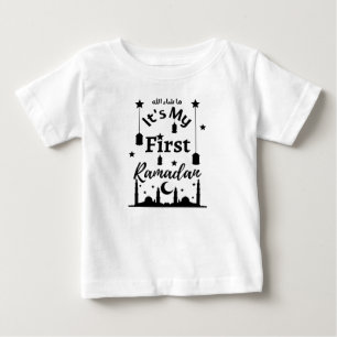 Camiseta De Bebé Masha'allah es mi primer Ramadán